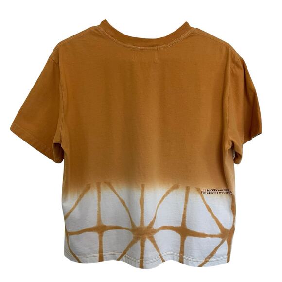 Disney | Mickey Mouse Genuine Mousewear Tie-Dye Yellow T-Shirt Women’s Size M - Picture 4 of 7